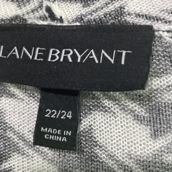 💜HOST PICK💜Lane Bryant Houndstooth Ombré Shark Bite Hem Open Drape Sweater - Picture 4 of 10